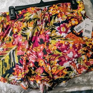 Pink and yellow Oasis shorts